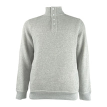 Tommy Bahama Men&#39;s Via Norte Half Button Pullover,Grey ,Size:Medium - $98.99