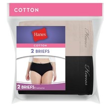 Hanes Women&#39;s 100% Cotton Briefs 2 Pack Lot of 2 - Total of 4 Size 9 - $17.81