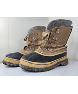Sorel Caribou Leather Boots Kaufman Winter Fishing Hunting Women&#39;s 8.5 M... - £15.81 GBP