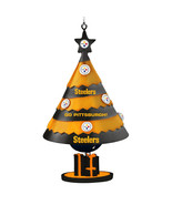 Pittsburgh Steelers NFL Team Decorated Tree Bell Ornament 5&quot; H - $23.21 CAD