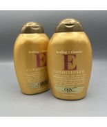 Lot of 2 OGX Healing + Vitamin E Conditioner 13 Fl Oz NOS - £52.35 GBP