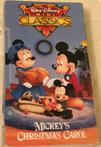 Walt Disney Home Video Mickeys Christmas Carol VHS Tape - £3.85 GBP