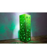 Cannabis Leaf Lamp | Green Marijuana Cannabis Leaves Weed CBD Night-Light - $39.80