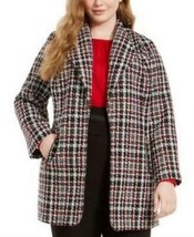 Calvin Klein Womens Black Plaid Jacket - $54.00