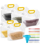 5 Pcs Cereal Storage Bag,1.3&quot; Large Caliber Each For 3L/88Oz, Bpa Free D... - €38,16 EUR