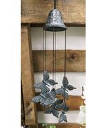 Cozy Cottage Garden Butterfly Mariposa Family Brass Relaxing Wind Chime ... - €35,19 EUR