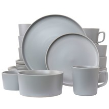 Elama Luxmatte Light Grey 20 Piece Dinnerware Set - £85.02 GBP