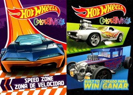 Colortivity Hot Wheels - Speed Zone &amp; Built to Win - Coloring &amp; Activity Book - £8.66 GBP