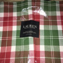 Ralph Lauren Tartan Plaid 4pc 14”x19”PLACEMATS Oblong Gr Wh Red Bnwt Beautiful - £27.44 GBP