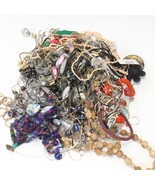 Jewelry Tangled Up Necklaces Earrings 2 lbs 10oz  Costume Craft Junk Restore - $18.61