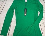 Womens Long Sleeve TShirt Scoop Neck Basic Layer Spandex Shirts - £14.93 GBP