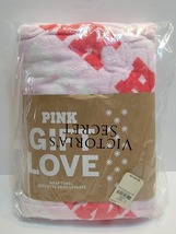 New Victoria&#39;s Secret Pink Gift Love Wrap Towel Bath Robe Body Towel NWT - $22.00