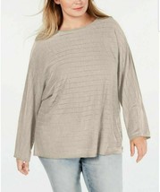 Style &amp; Co Plus Size River Rock 1X Dolman-Sleeve Sweater Nwt - £12.84 GBP