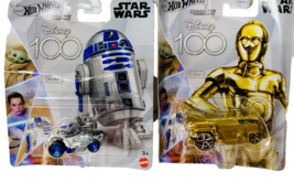 Hot Wheels x Disney Star Wars C-3PO &amp; R2-D2 Die-Cast Toy Car 100 Years - £11.05 GBP