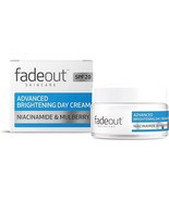 Fade Out Advanced Brightening Day Cream SPF20 with Niacinamide &amp; Mulberr... - $22.39