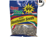 6x Bags Stone Creek High Quality Salted Sunflower Seeds | 4.75oz | Fast ... - £14.03 GBP