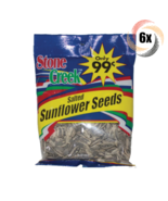 6x Bags Stone Creek High Quality Salted Sunflower Seeds | 4.75oz | Fast ... - £13.82 GBP