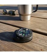 2Pcs Slip-On Watch Band Compass, Black Mini Watch Strap Button Compass, ... - $210.36 MXN