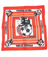 1982 Spain soccer football world cup Austria Österreich bull handkerchief Mitrac - $22.50