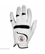 REAL MADRID FC GOLF GLOVE AND MAGNETIC BALL MARKER. ALL SIZES. - £20.10 GBP