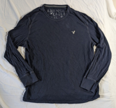 American Eagle Seventy Seven Long Sleeve Men&#39;s Shirt Size Xxl Blue Man&#39;s Clothes - £13.31 GBP
