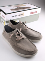 Sketchers Air-cooled Men&#39;s Brown 8 12 Memory Foam New - $39.97