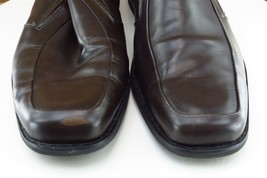 Bed|Stu Loafer Shoes Size 8.5 Medium Brown Slip Ons Leather Men - £31.55 GBP