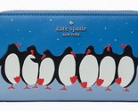 Kate Spade Large Continental Wallet Blue Penguins ZipAround K4767 $239 M... - £73.52 GBP