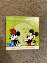 2023 Mc Donald&#39;s Disney Mickey And Friends Mouse Happy Meal Toy Epcot Poster Nib - £9.58 GBP