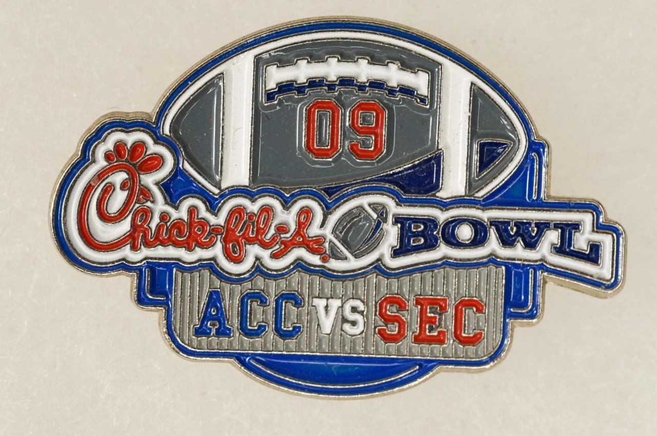 Football Jewelry Fan Apparel Chick Fil A 2009 ACC VS SEC Bowl Game Souve... - $12.86