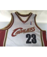 Hardwood Classics Cavaliers NBA James #23 Jersey Mitchell &amp; Ness Lebron ... - £39.45 GBP
