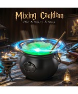 Rotating Stirring Cauldron with 4 LED Light Strings - $454.67 MXN
