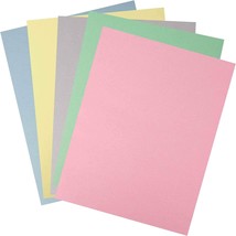100 Assorted Colored Sheet Card Stock Paper, Vellum Bristol Cover, Copy, Gray). - £26.03 GBP