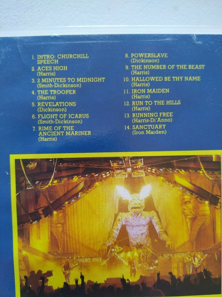 1994 IRON MAIDEN LIVE AFTER DEATH EMI 90min - VHS Tape Tape T3-
show original... Item image 5