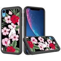 Design Tough Hybrid Case For I Phone Xr 6.1&quot; Charming Flowers - £6.12 GBP