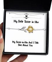 Beautiful Sister in Law Gifts, My Sister-in-Law and I Talk Shit About You, Funny - £39.22 GBP