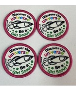 Discover the Universe Be a Girl Scout Fun Patch LOT 4 Rocket - $118.41 MXN