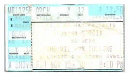 Jerry Garcia Fascia Concerto Ticket Stub Novembre 25 1988 Los Angeles California - £40.00 GBP