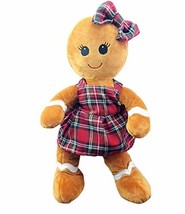 Teddy Mountain Gingerbread Girl w/ a Free Tee Shirt DIY Stuffed Plush Teddy Bear - £15.89 GBP