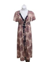 Altard State Maxi Dress Womens Medium Flutter Sleeve V Neck  Bohemian Fairy Core - £16.17 GBP