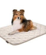 Washable Padded Crate Mats for Dogs 41 x 28 Pad Fits 42 inch Kennels Lea... - £44.79 GBP