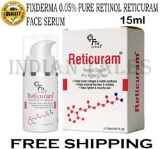  Fixderma 0.05% Pure Retinol Reticuram Face Serum for Anti Aging 15ml  - £23.89 GBP