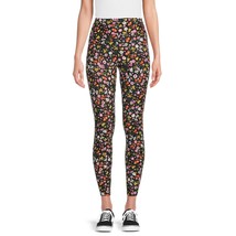 No Boundaries Junior&#39;s Sueded Ankle Leggings Ditty Floral  Size S 3-5 Mulitcolor - $14.84