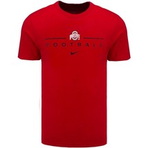 NWT Men&#39;s small nike OSU/ohio state buckeyes Dri-Fit wordmark tee shirt ... - $389.38 MXN
