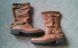 000 Girls Cupcake Couture Boots Size 2 Brown - £10.34 GBP