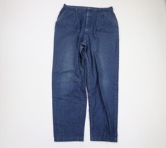 Vtg 80s Levis Silvertab Womens 20W Distressed High Waisted Tapered Mom Jeans USA - £71.01 GBP
