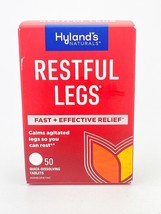 Hyland&#39;s Restful Legs Fast Effective 50ct Quick Dissolving Tablets BB03/25 - £9.83 GBP