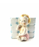 Vintage Baby Shower Nursery Napco Ceramic Planter Pot K2847 Made in Japan - £17.13 GBP