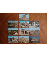 Lot 10 Greece Postcards Athens Akropolis Guards Temple Odeon Herode Cary... - $266.38 MXN