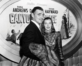 Clark Gable 8x10 Photo with wife at movie premiere - £6.28 GBP